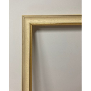 Cornice avorio filo oro