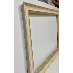 Cornice avorio e cipria filo oro