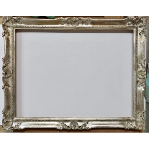 Cornice Francesina - argento foglia invecchiata