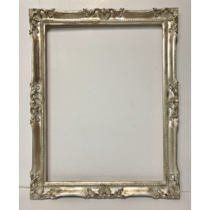 Cornice Francesina - argento foglia invecchiata