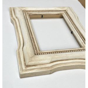 Cornice avorio invecchiato