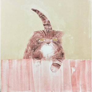 Dariush - litografia gatto