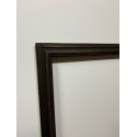 Cornice nera con sfumature argento Cornice nera con sfumature argento