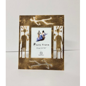 Porta foto etnico metallo