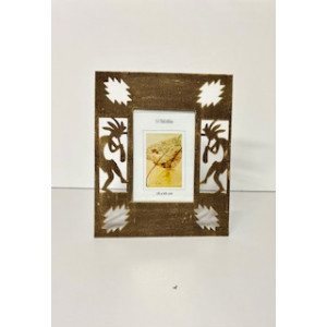 Porta foto etnico in metallo