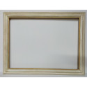Cornice francesina miniatura - foglia oro e argento