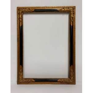Cornice nera e oro