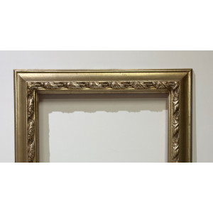 Cornice lavorata foglia argento