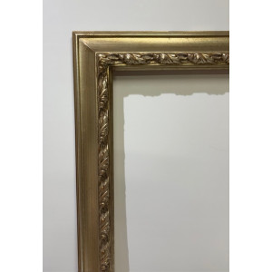 Cornice lavorata foglia argento