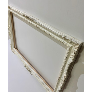 Cornice Francesina miniatura - avorio e marrone