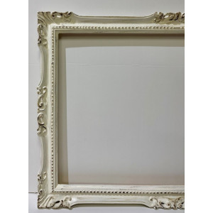 Cornice Francesina miniatura - avorio e marrone