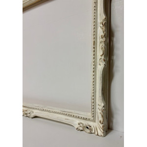 Cornice Francesina miniatura - avorio e marrone