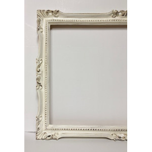 Cornice Francesina miniatura - avorio e marrone