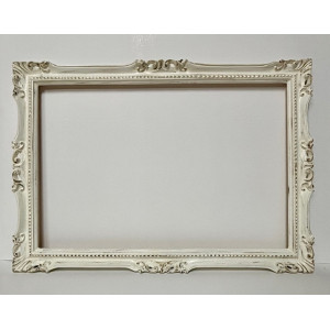 Cornice Francesina miniatura - avorio e marrone