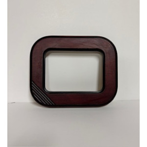 Cornice mogano con intagli