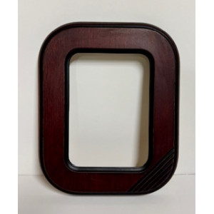 Cornice mogano con intagli