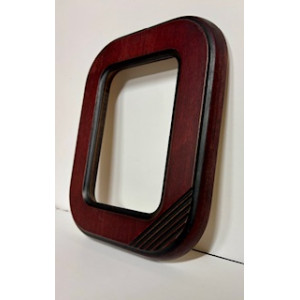 Cornice mogano con intagli