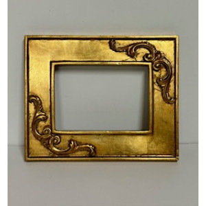 Cornice oro con fregi