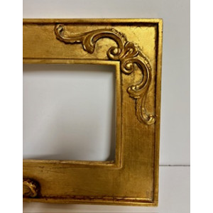 Cornice oro con fregi