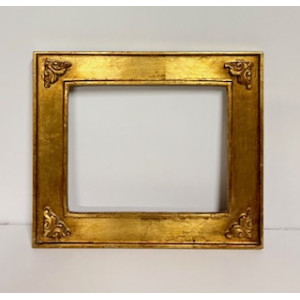 Cornice oro con fregi