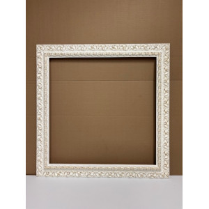 Cornice lavorata avorio, oro e marrone