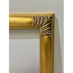 Cornice foglia oro con fregi