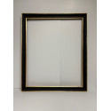Cornice nera filo oro