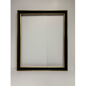 Cornice nera e oro
