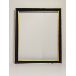 Cornice nera e oro