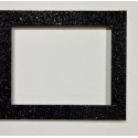 Cornice glitter argento