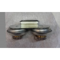 Scodellina in ottone doppia con tappo Scodellina in ottone doppia con tappo