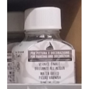 Vernice finale brillante all'acqua Maimeri 75ml per pittura e decorazione  Vernice finale brillante all'acqua Maimeri 75ml per pittura e decorazione