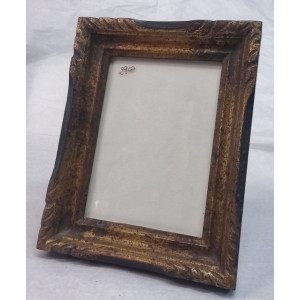 Porta foto dorato invecchiato