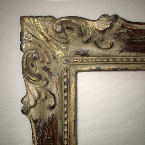 Francesina noce invecchiato, oro foglia