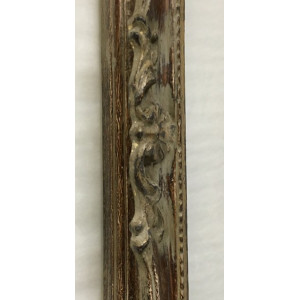 Francesina noce invecchiato, oro foglia