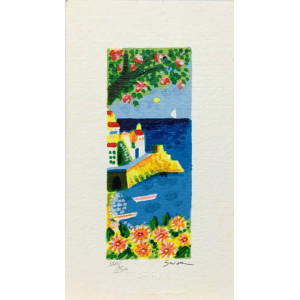 Mimmo Sciarrano - serigrafia - Amalfi