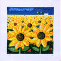 Mimmo Sciarrano - serigrafia - Girasoli