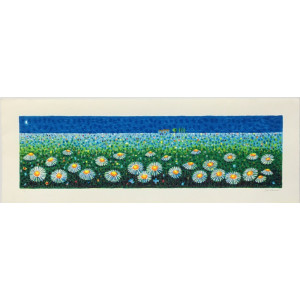 Mimmo Sciarrano - serigrafia - Margherite