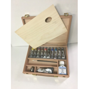 Cassetta in legno colori acrilici polycolor - Maimeri