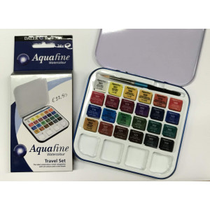 Confezione acquerelli 24 colori Daler Rowney