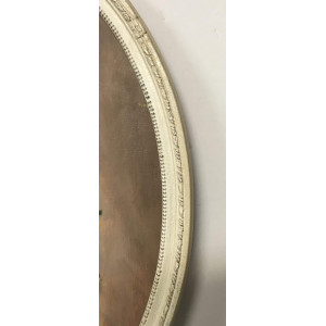 Cornice ovale con fiocco - verticale