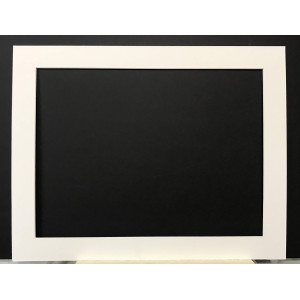 Passepartout a smusso - Bianco neve