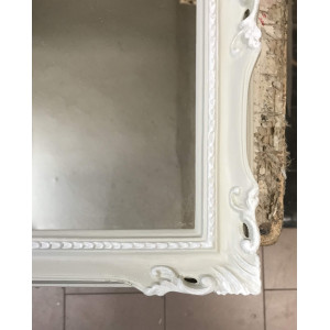 Cornice francesina miniatura - grigia sfumata bianca