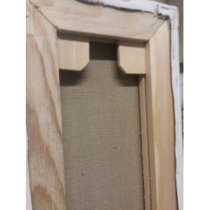 Tele per pittura su misura 150x150cm - cotone, juta e leonardesca