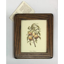 Cornice in castagno con stampa - frutta