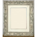 Cornice francesina miniatura - grigia sfumata bianca Cornice francesina miniatura - grigia sfumata bianca