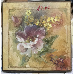 Stampa su legno- fiori