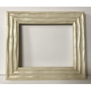 Cornice onde avorio e oro chiaro